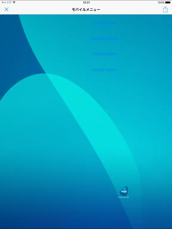 Magic xpa 3.2 Client 日本語版 iPad  Screenshots
